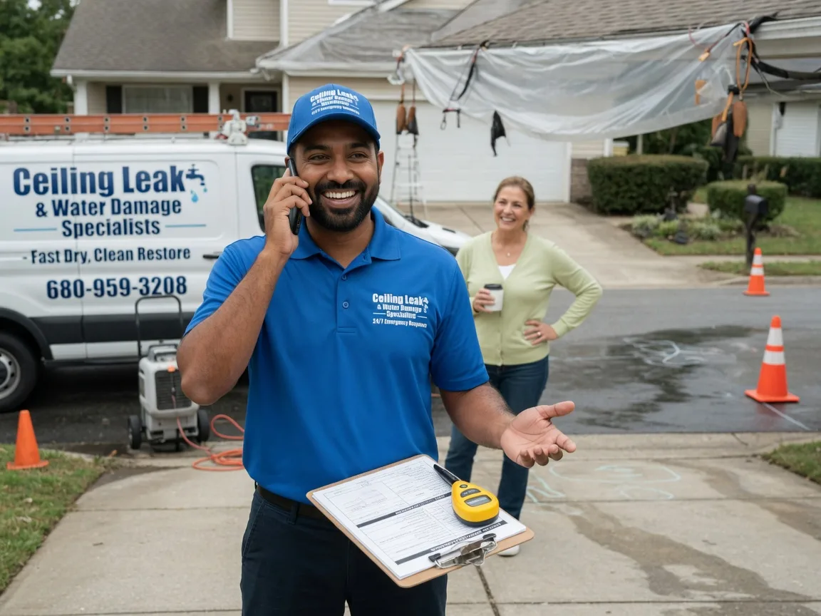 Ceiling Leak Cleanup Burkeville, TX FAQs